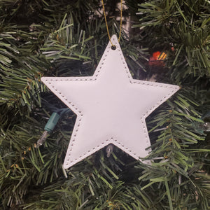 Sublimation Star Ornament with Gold String