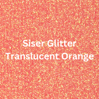 Siser Glitter - Translucent Orange
