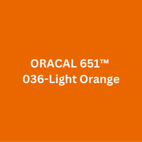 ORACAL 651™  036-Light Orange