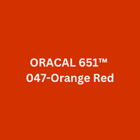 ORACAL 651™  047-Orange Red