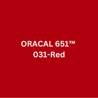 ORACAL 651™  031-Red
