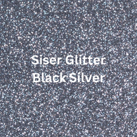 Siser Glitter - Black Silver