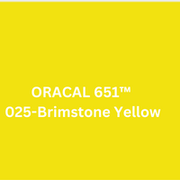 ORACAL 651™  025-Brimstone Yellow