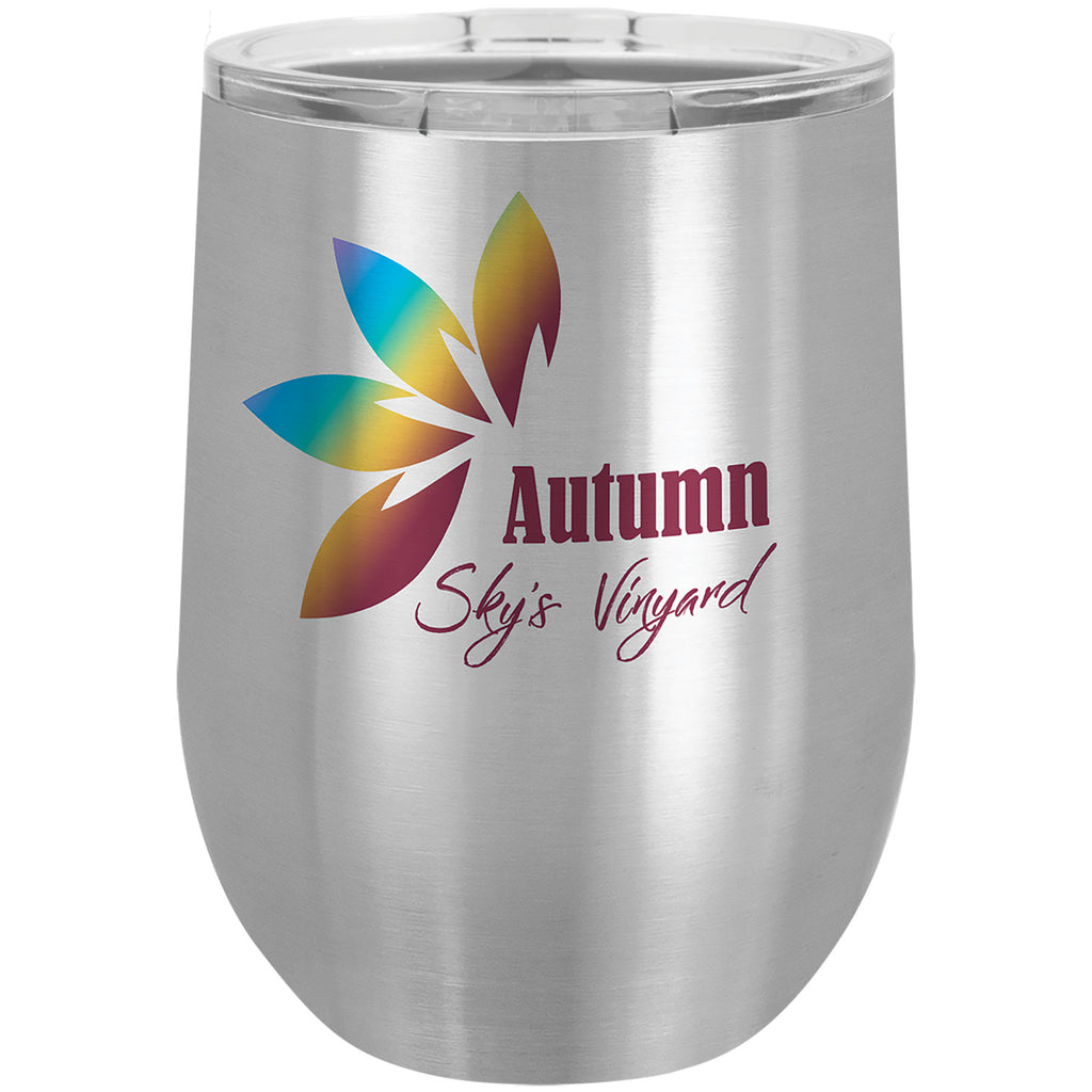 Sublimation 12oz Stemless Tumbler w/ Lid (Stainless Steel)