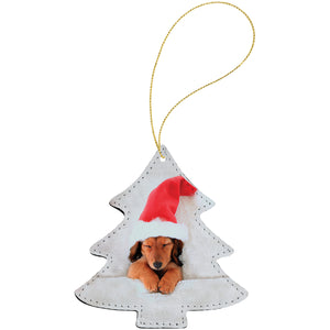 Sublimation Tree Ornament with Gold String