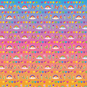 Pattern Print: Lisa Frank Inspired